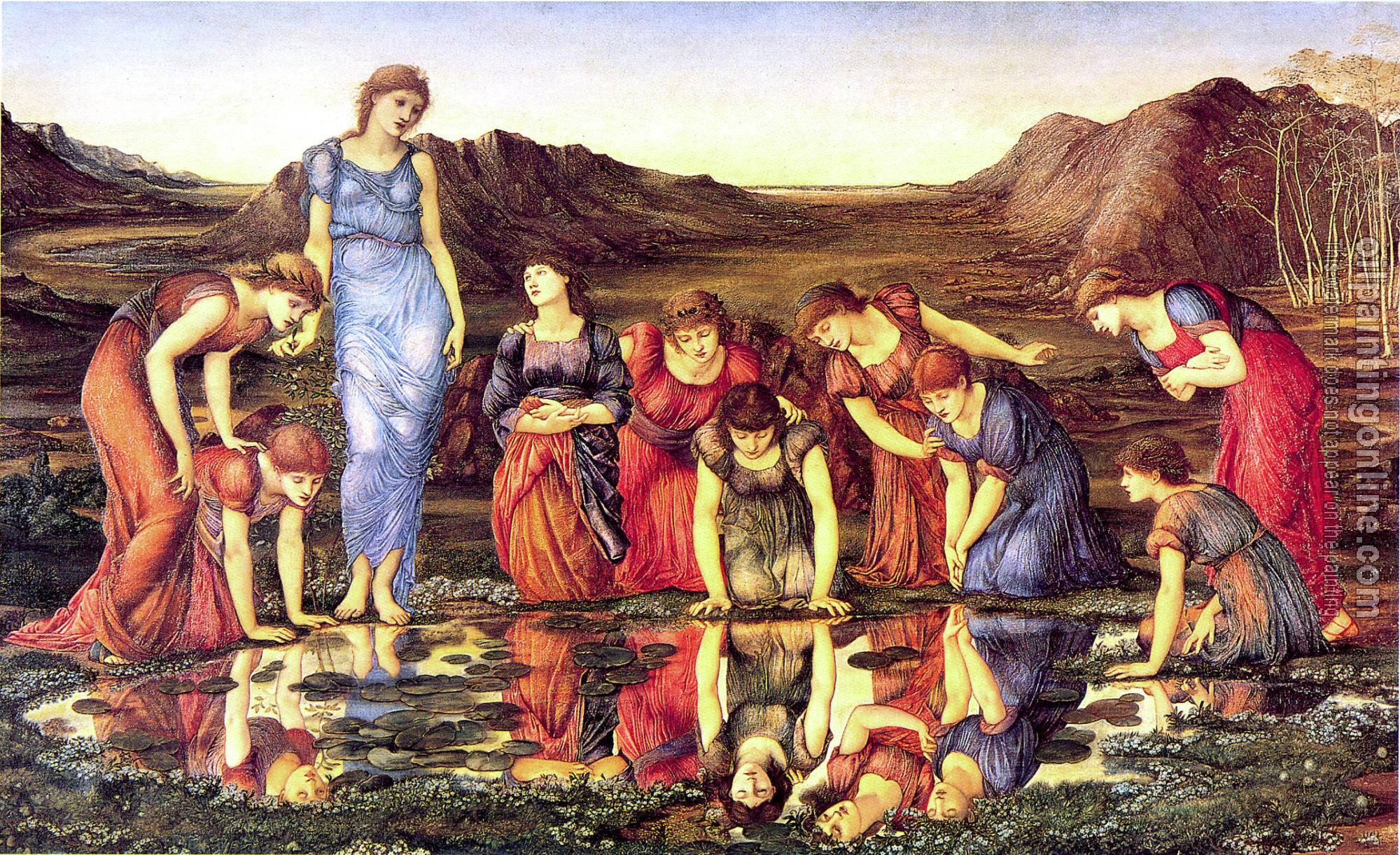 Burne-Jones, Sir Edward Coley - The Mirror of Venus